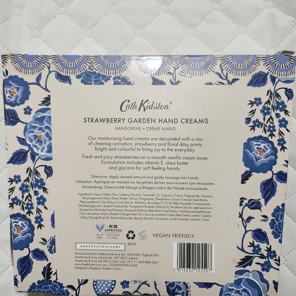 Cath Kidston Blue Floral Hand Cream Set - Picture 3 of 3
